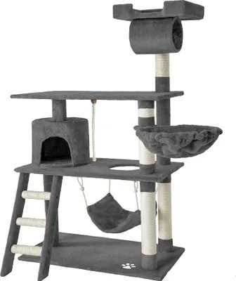 Obrázek produktu pro Tectake Tectake škrabadlo - 107 x 60 x141 cm - šedé