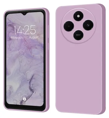 Produktbild von Hülle für Xiaomi Redmi 14C Case Cover Bumper Smartphone Softgrip Schutzhülle Farbe: Lila