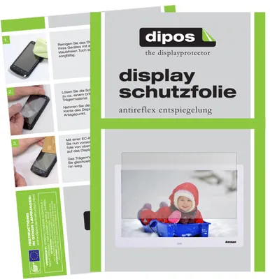 Produktbild von 2x Schutzfolie für Kenuo 15.4 Zoll matt Displayschutzfolie Folie Display Schutz