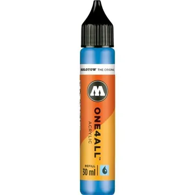 Produktbild von Molotow Nachfüllflasche ONE4ALL ACRYLIC 30 ml, Nr. 230 schockblau