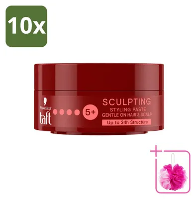Imagen del producto de 10 unidades de pasta moldeadora Taft - Fijación flexible - 75 ml - Paquete económico