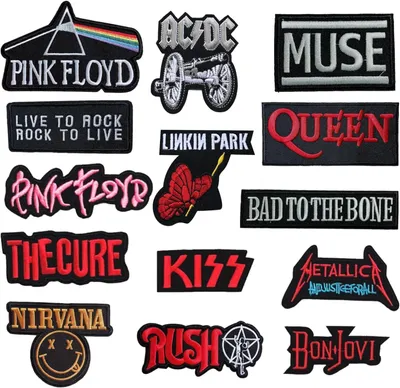 Bügelpatches, bestickt, 14 Stück, für Kleidung, Jeans, Jacken, Rucksäcke