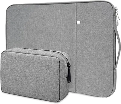 Imagen del producto de Funda para portátil de 15,6 pulgadas, impermeable, resistente a golpes, ligera, ideal para la escuela y el trabajo
