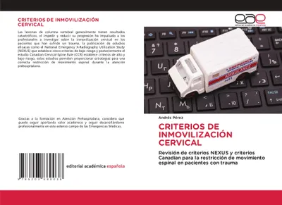 Produktbild von Criterios De Inmovilización Cervical