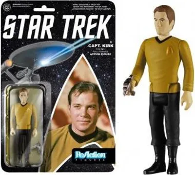 Productafbeelding van FUNKO REACTION STAR TREK KAPITEIN KIRK, VINTAGE RETRO ACTIEFIGUUR, NIEUW! Funko
