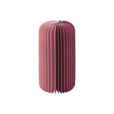 Produktbild von Remember Papiervase Yuki - Berry - 18 cm (h). Durchmesser Ø 9 cm