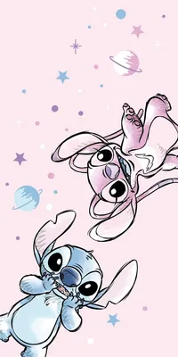 Obrázok produktu pre Disney Lilo & Stitch osuška Plážová osuška s motívom Stitch & Angel universe, 70 x 140 cm, 100% polyester