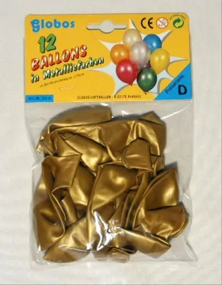 Produktbild von 10er Pack Luftballons in Metallicfarben