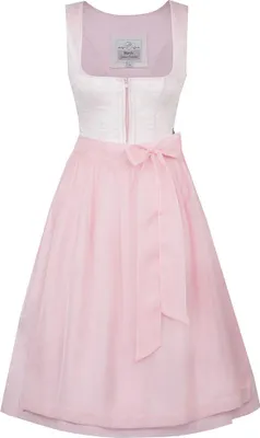 Produktbild von Dirndl Rehau 70cm Länge puderrosa 46