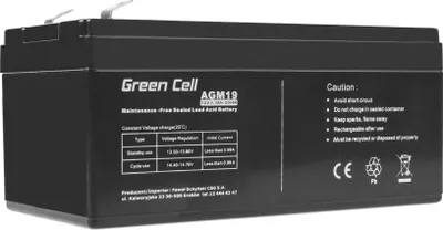 Obrázek produktu pro Bezúdržbová baterie AGM19 12V 3,3Ah Green Cell