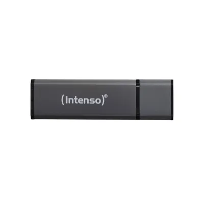 Produktbild von Intenso Alu Line USB 2.0 mit Kappe, 16 GB, anthrazit