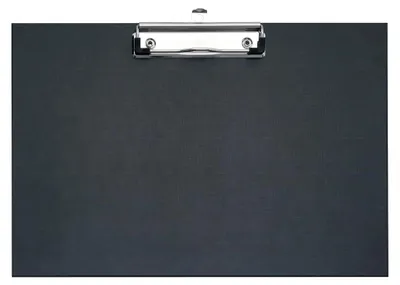 Produktbild von 10 Schreibplatten A4 PP quer schwarz