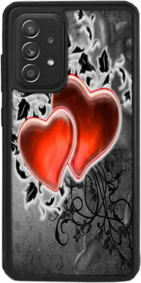 Produktbild von TPU Silikon Hülle für Samsung Galaxy A33 5G Handy Cover Case Schutzhülle Handyhülle Bumper MOTIV 55 Herzen Rot