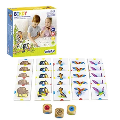 Produktbild von Beleduc Lernspiel Birdy - Holz-Vogelspiel für Kinder ab 4 Jahren