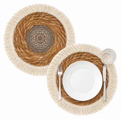 Produktbild von Platzset - Rundes Design - Tischdekoration - Ø 30 cm - 2 Stück