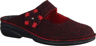 Produktbild von Finn Comfort Arlberg Hausschuhe, Damen, Clogs, Doublefilz, Rot, Wechselfußbett - Marken Finn Comfort, Rot