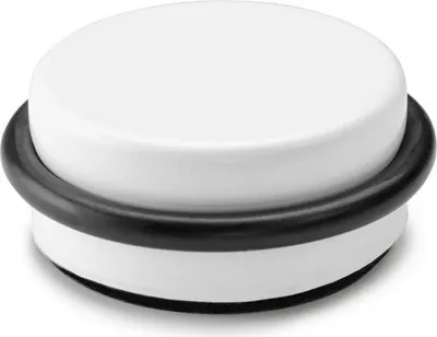 Produktbild von Inofix Türstopper Ø 4,6 x 1,8 cm Weiß Klebetüren