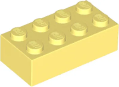 Immagine prodotto di 1x mattoncini LEGO 2x4, giallo chiaro