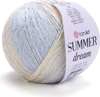 Produktbild von YarnArt Summer Dream Wolle, Baumwolle/Viskose, Multicolor, 350m, Sportgarn