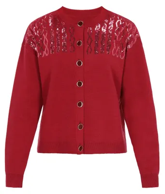 Produktbild von MAIRE damen strickjacke - rot, XS/S