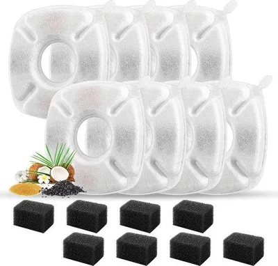 Immagine prodotto di Set di ricambio per filtro Kattendrink, confezione da 8 con 8 prefiltri per distributori da 2,8 l