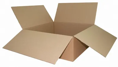 Produktbild von 1x Faltkarton  500x500x180mm 1-wellig Dickwelle braun