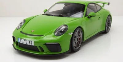 Produktbild von Minichamps 110067025 Porsche 911 (991) GT3 2018 gelbgrün 1:18