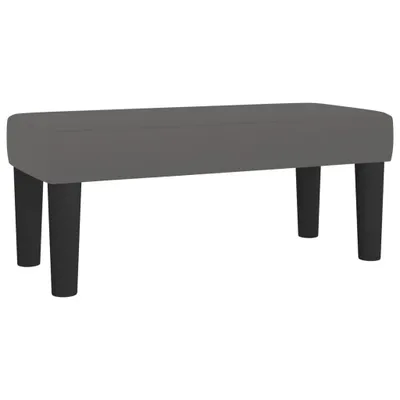 Produktbild von Sitzbank Grau 70x30x30 cm Kunstleder