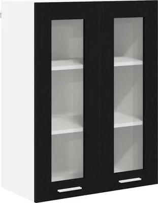 Produktbild von Hängeschrank Schwarz Eichen-Optik 60 x 31 x 80 cm Holzwerkstoff