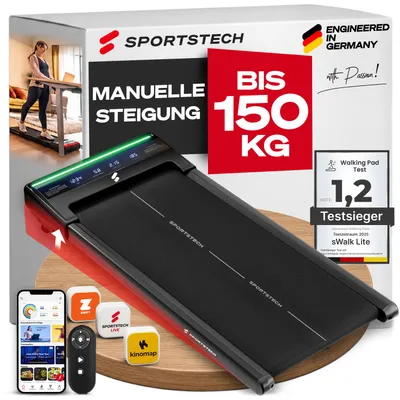 Produktbild von Sportstech Laufband sWalk_Lite | LED-Feedback | 1-6 km/h Geschwindigkeit