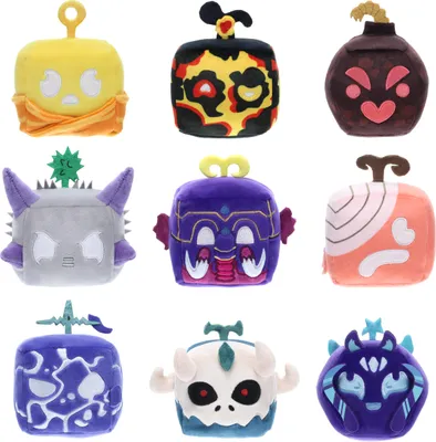 Image de Blox Fruits - Figurine en peluche - Série 2 - Blindpack - 1 pièce