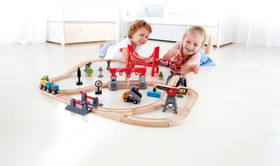 Image de Hape Busy city train track Hape 1088E3730