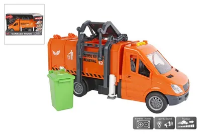 Zdjęcie produktu dla Toy Star Śmieciarka Światło i dźwięk 27,5 cm