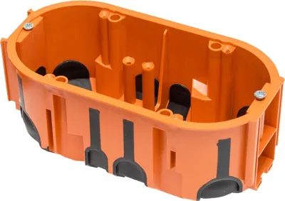 Immagine prodotto di Scatola da incasso Scatola per interruttori a 2 scomparti Antivento Ø60x60mm, estensibile A.0092