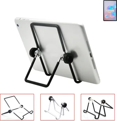 Produktbild von K-S-Trade Tablet-Ständer Tablet-Halterung Tablet-Aufsteller kompatibel mit Samsung Galaxy Tab S6 5G faltbarer Tischständer Tablet Halterung