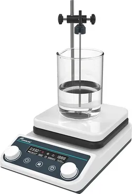 Produktbild von Magnetrührer mit Heizplatte, 5L Kapazität, 50-1500 U/min Drehzahlbereich, HS8Pro(5L LCD), EU-Stecker