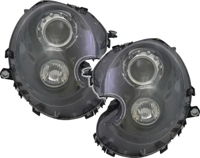 Produktbild von TYC Scheinwerfer Set für Mini Clubmann Cabrio Coupe Xenon D1S LWR Motor Schwarz