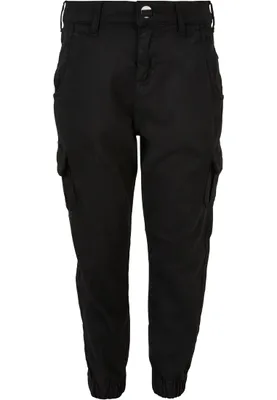 Zdjęcie produktu dla Dětské cargo kalhoty Urban Classics Girls High Waist Cargo Pants czarne - 158/164