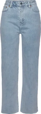 Produktbild von Buffalo Weite Jeans aus weichem Baumwoll-Denim light-blue-washed Größe 40
