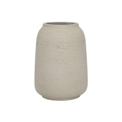 Produktbild von Töpfertöpfe Blumentopf Vase Grau-Grau gewaschen D 25cm H 34cm