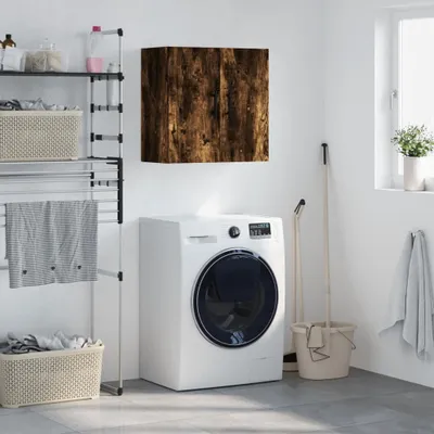 Produktbild von Möbel Wandschrank Räuchereiche 60x31x60 cm Holzwerkstoff - Kommoden &3485