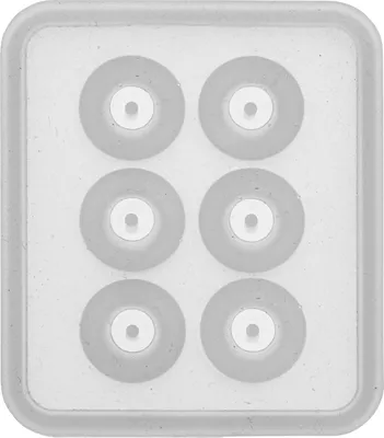 Produktbild von GLOREX Silikon-Form Kugel 12mm 6-teilig, Grau, Silikon, 1 Stück(e), 60 mm, 70 mm, 29 g