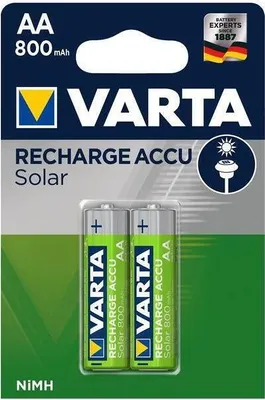 Produktbild von VARTA Solar Akku AA LR6 Mignon 2er 800 mAh