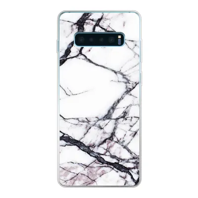 Produktbild von MuchoWow® Handyhülle Schutzhülle Hülle für Samsung Galaxy S10 Lite Marmor - Weiß - Stein Silikon Softcase Handy Hülle - Schutz