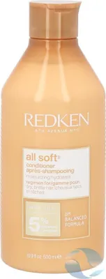 Produktbild von Redken All Soft  Repairing Conditioner for Dry and Brittle Hair 500ml