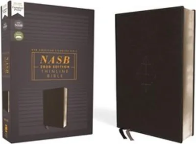 Obrázok produktu pre Nasb, Thinline Bible, Leathersoft, Black, Red Letter Edition, 2020 Text, Comfort Print