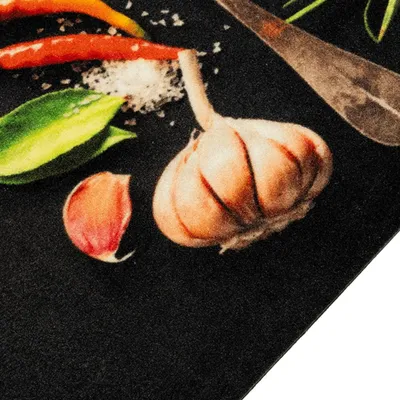 Produktbild von vidaXL Küchenteppich Waschbar Gewürze 60x300 cm Samt