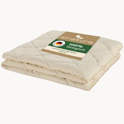 Produktbild von Lyovita Lyocell leichte Ganzjahresdecke 135x200 cm – atmungsaktive Bettdecke für warme Nächte – Feuchtigkeitsregulierende Steppdecke 100% Lyocell/Lyocell – Allergikerfreundlich & waschbar