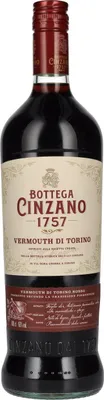 Produktbild von Bottega Cinzano 1757 Vermouth di Torino ROSSO 16% Vol. 1l