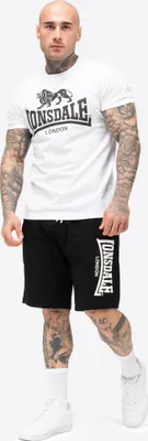 Obrázok produktu pre Herren T-Shirt & Shorts Set normale Passform MAIR White/Black 3XL Lonsdale